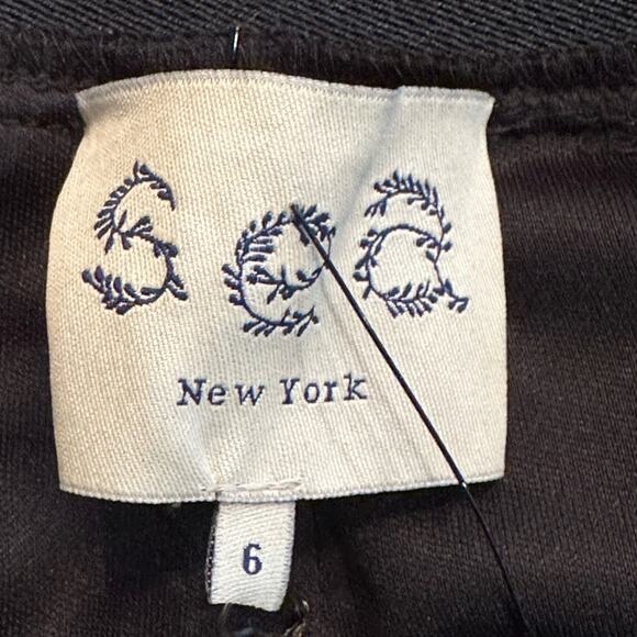 Sea New York Black - Silver Reptile Print Mini Skirt Size 6 - Picture 5 of 6